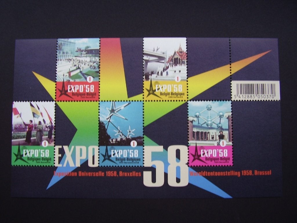 Blok 158 postfris - Expo 58, Enlèvement ou Envoi, Neuf