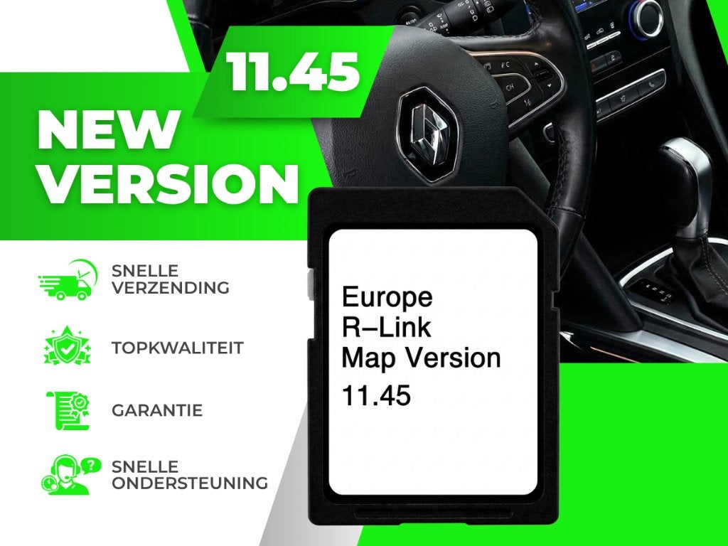Renault R-Link SD KAART 11.45 ✅ Europa ✅ 2026, Envoi, Neuf, Cartes géographiques