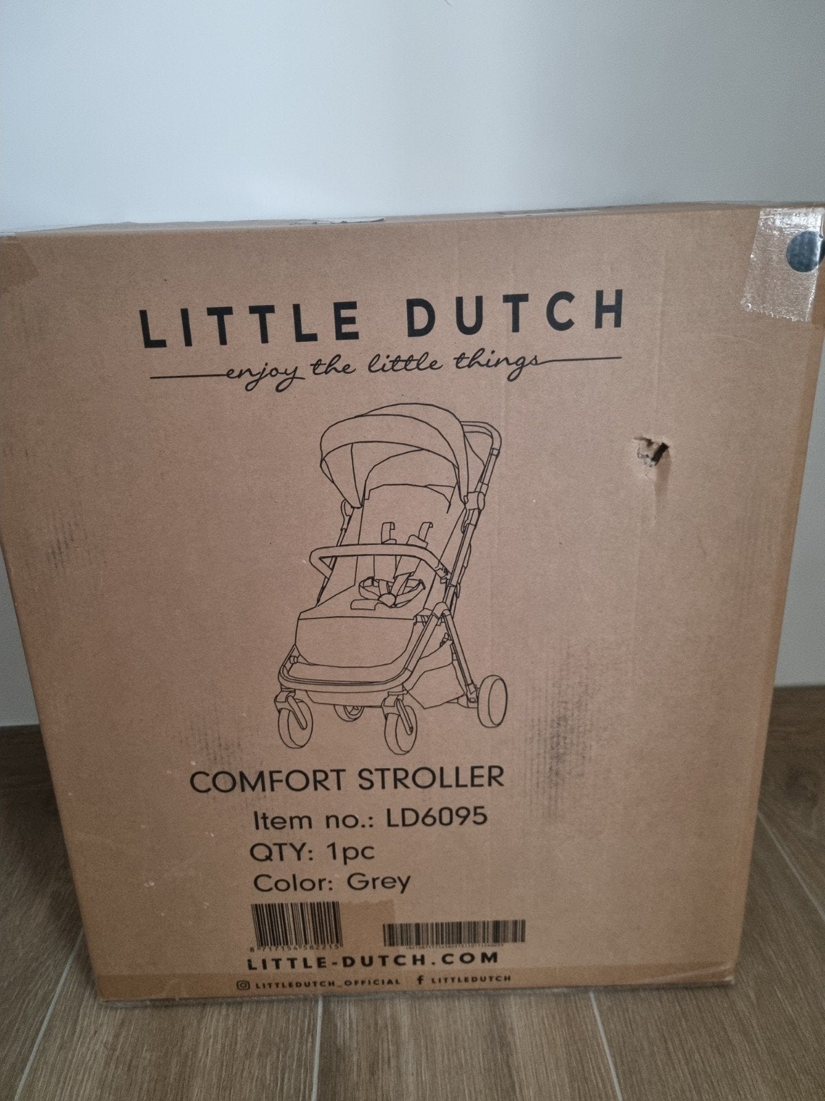 Buggy Little Dutch Comfort grey (nieuw), Kinderen en Baby's, Buggy's, Ophalen