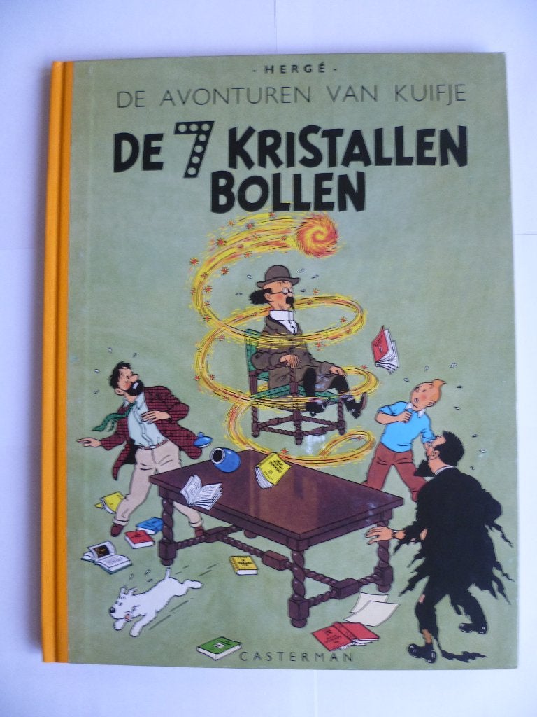 KUIFJE 1E DRUK FACSIMILE UITGAVE"DE 7 KRISTALLEN BOLLEN"2001, Eén stripboek, Ophalen of Verzenden, Zo goed als nieuw, Hergé
