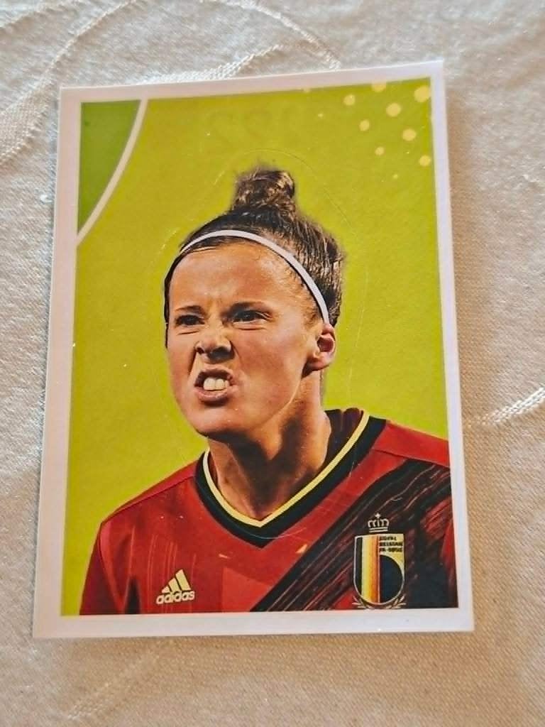 Panini/sticker/Laura Deloose/Red Flames, Verzamelen, Ophalen of Verzenden, Nieuw, Poster, Plaatje of Sticker