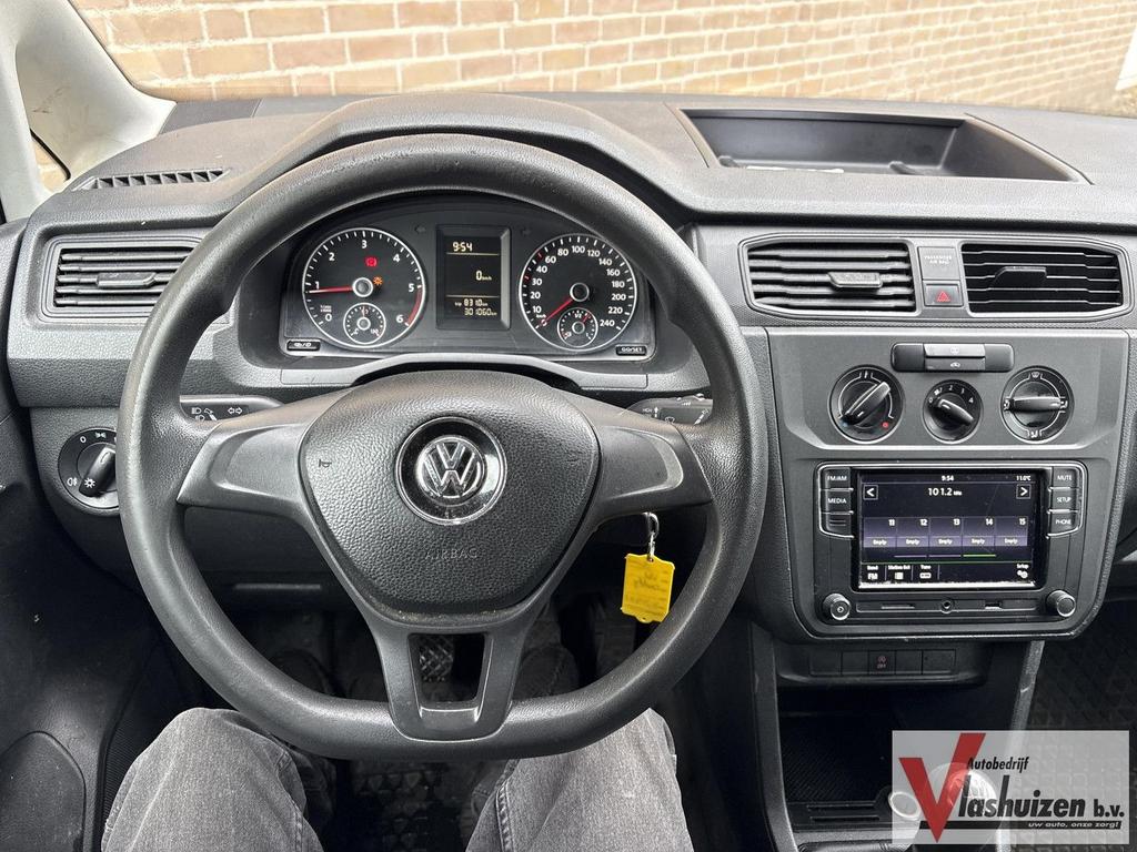 Volkswagen Caddy 2.0 TDI L2H1 BMT Maxi Easyline | € 3.950,-, Bedrijf, Parkeersensor, Te koop, Wit