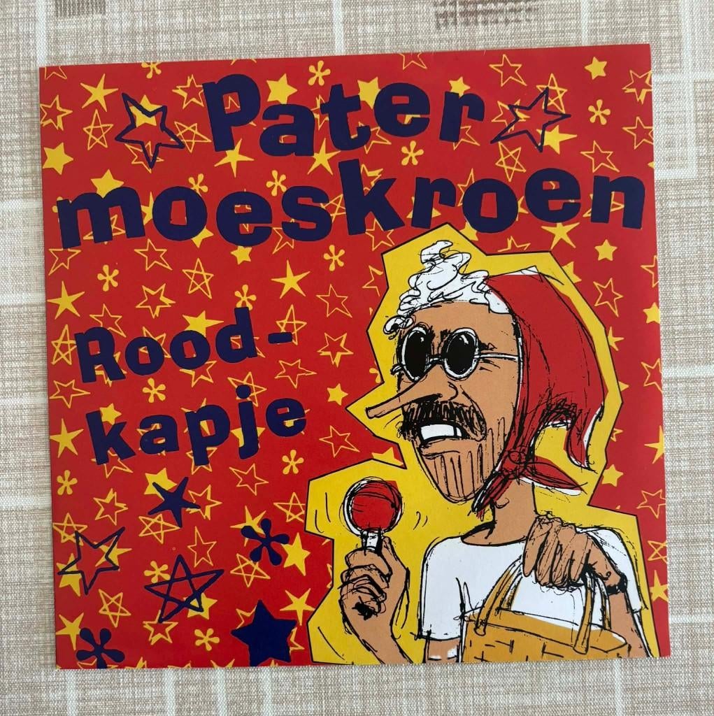 Pater Moeskroen - Roodkapje (Red Vinyl) (SV), Limited edition, 7 inch, 2020 tot heden, Ophalen of Verzenden