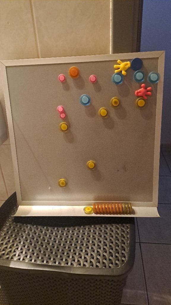 magnetenbord, Huis en Inrichting, Woonaccessoires | Memoborden, Ophalen, Zo goed als nieuw, Magneetbord