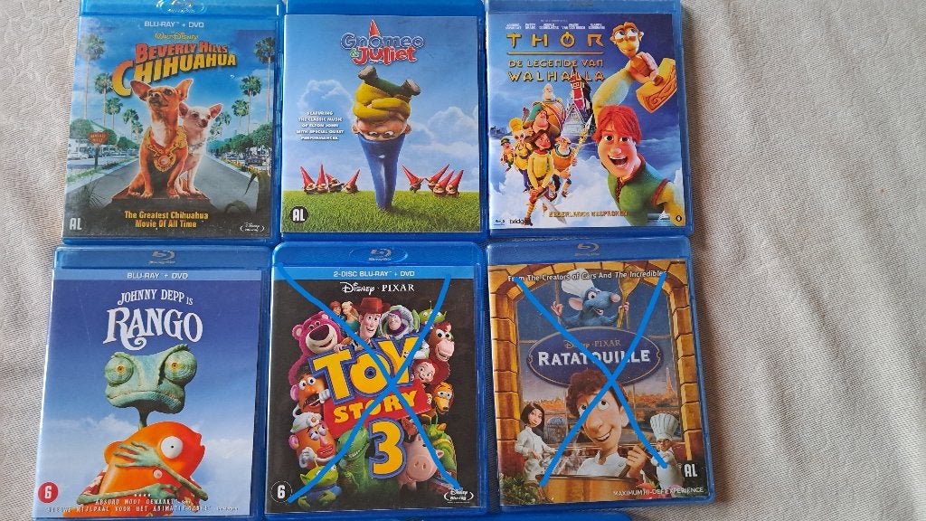 Teken-en jeugdfilms Blu-ray 4€'t stuk, CD & DVD, Enlèvement ou Envoi, Tous les âges, Néerlandais, Néerlandais