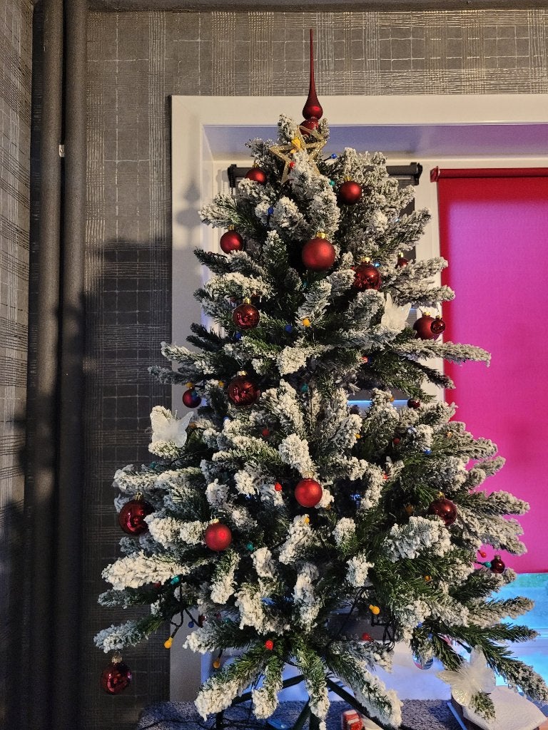 Sapin (76x120) + boules, Ophalen, Zo goed als nieuw