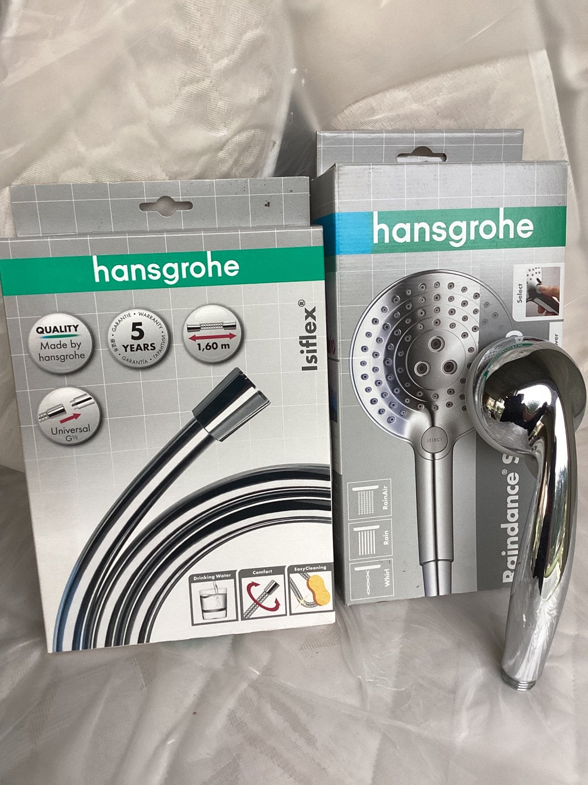 Douche sproeier, Ophalen, Zo goed als nieuw, Chroom, Douche