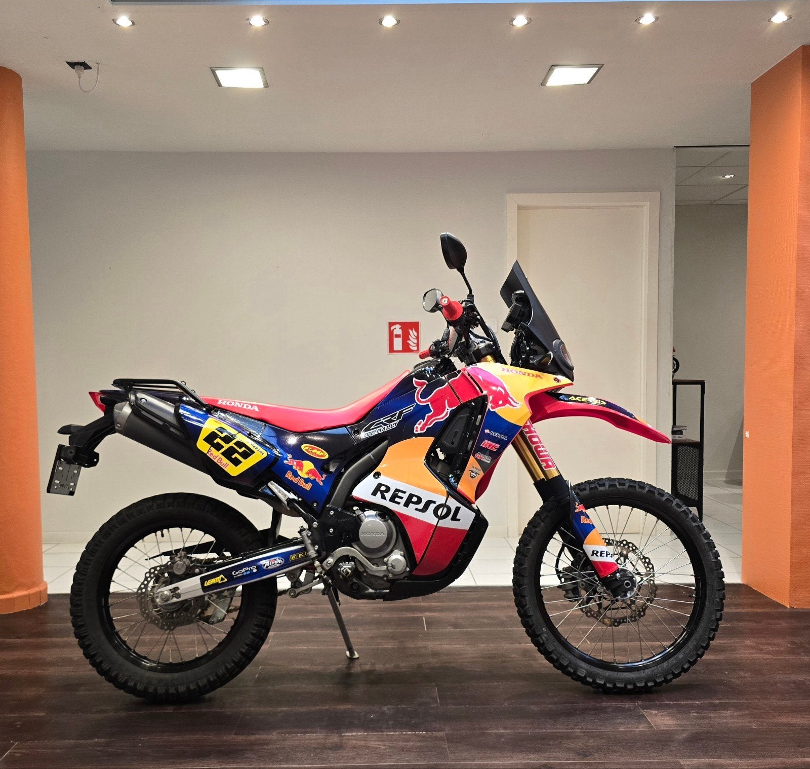 Honda CRF 250 Rally**2017**18.756km**Garantie, Motos, Entreprise, ABS, 250 cm³