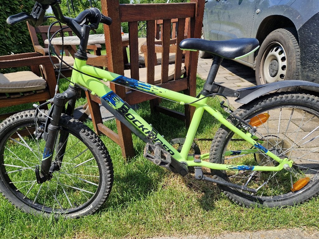 Jongensfiets Rockrider 20inch, Fietsen en Brommers, Ophalen, Gebruikt, Velgrem, Versnellingen