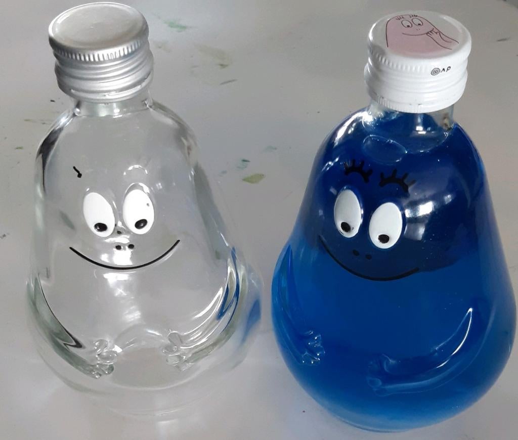 Barbapapa-flessen, Ophalen