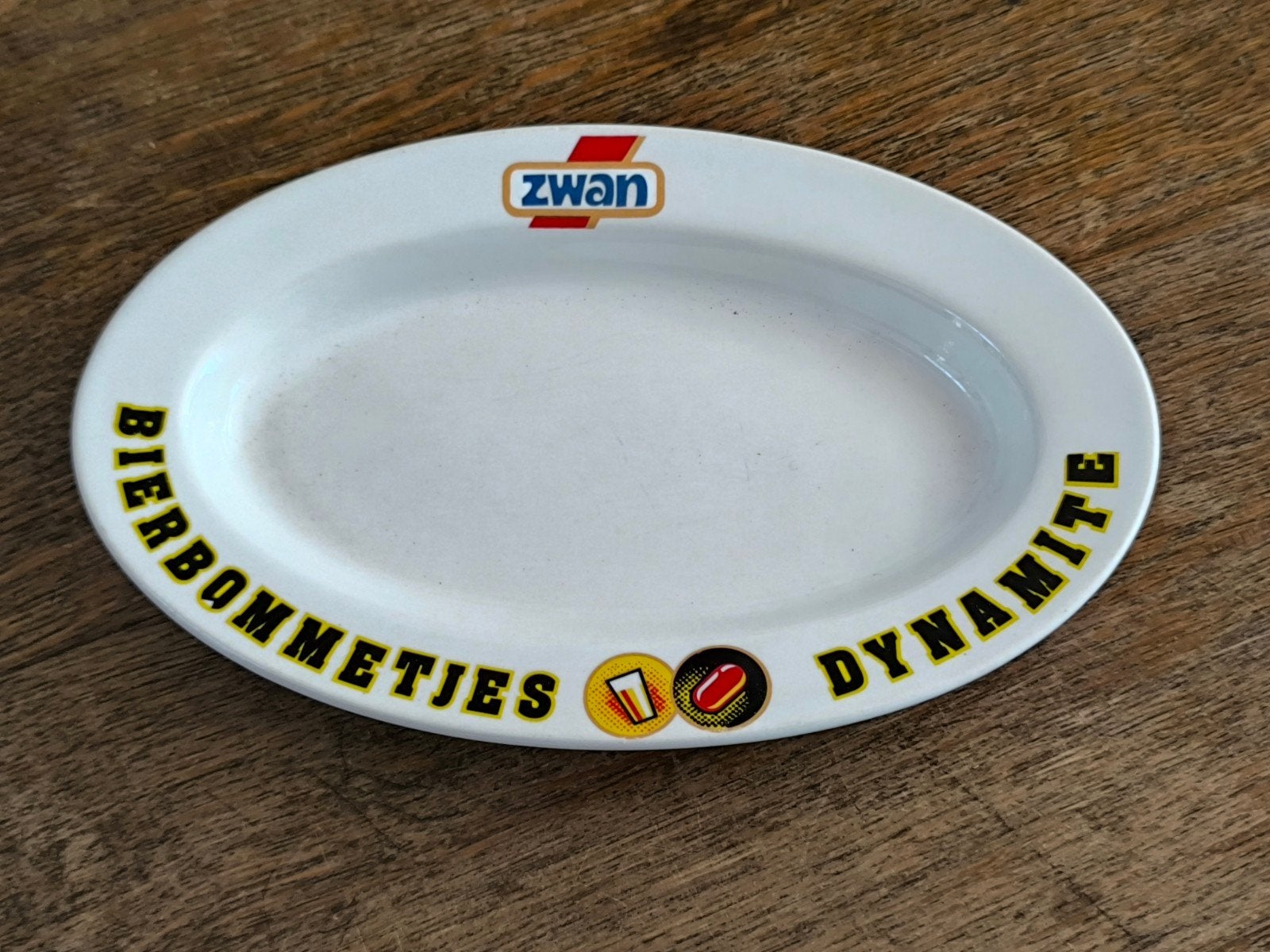 Vintage reclameschaaltje Zwan, Verzamelen, Ophalen of Verzenden