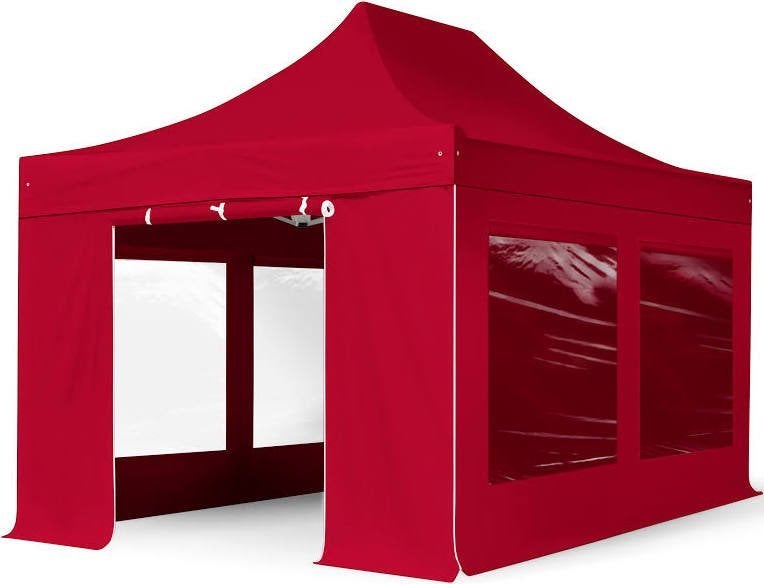 Rode partytent, Tuin en Terras, Ophalen, Opvouwbaar, Partytent, Minder dan 4 meter