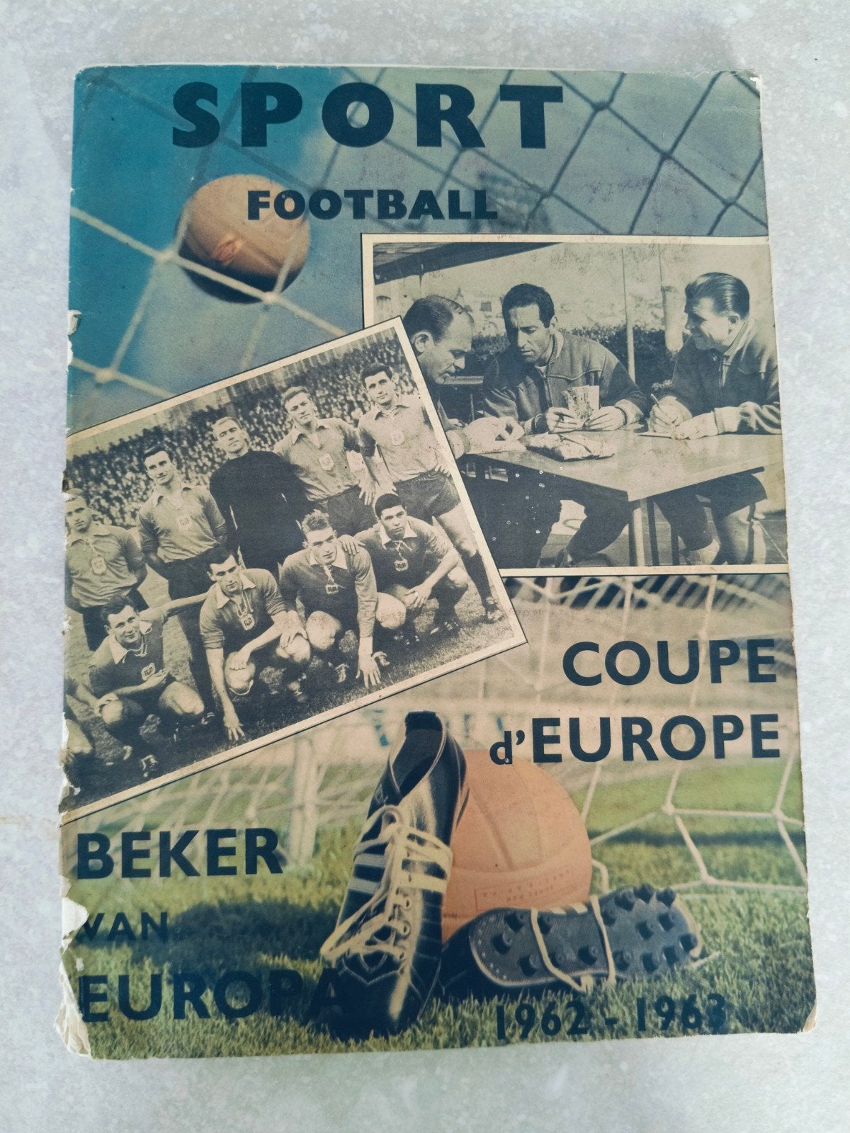 Compleet oud album coupe d'europe 1962-1963, Verzamelen, Ophalen of Verzenden
