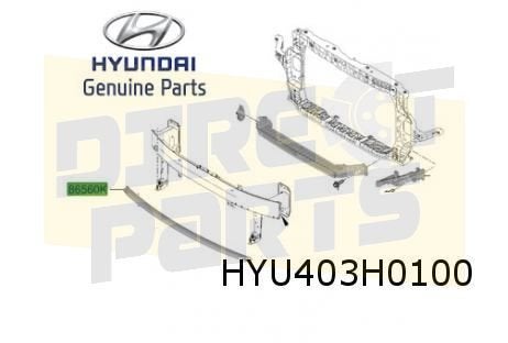 Hyundai i20 (11/20-) voorbumperversterking (traverse) Origin, Neuf, -, Hyundai, -