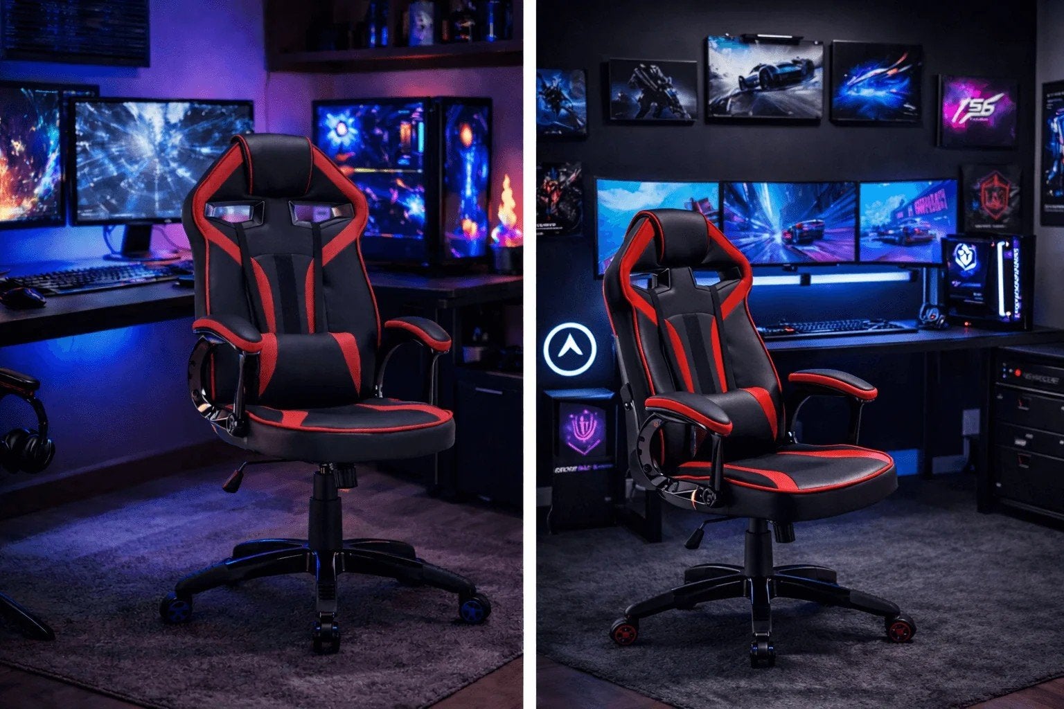 Lot de chaises de gaming et bureaux, Enlèvement ou Envoi