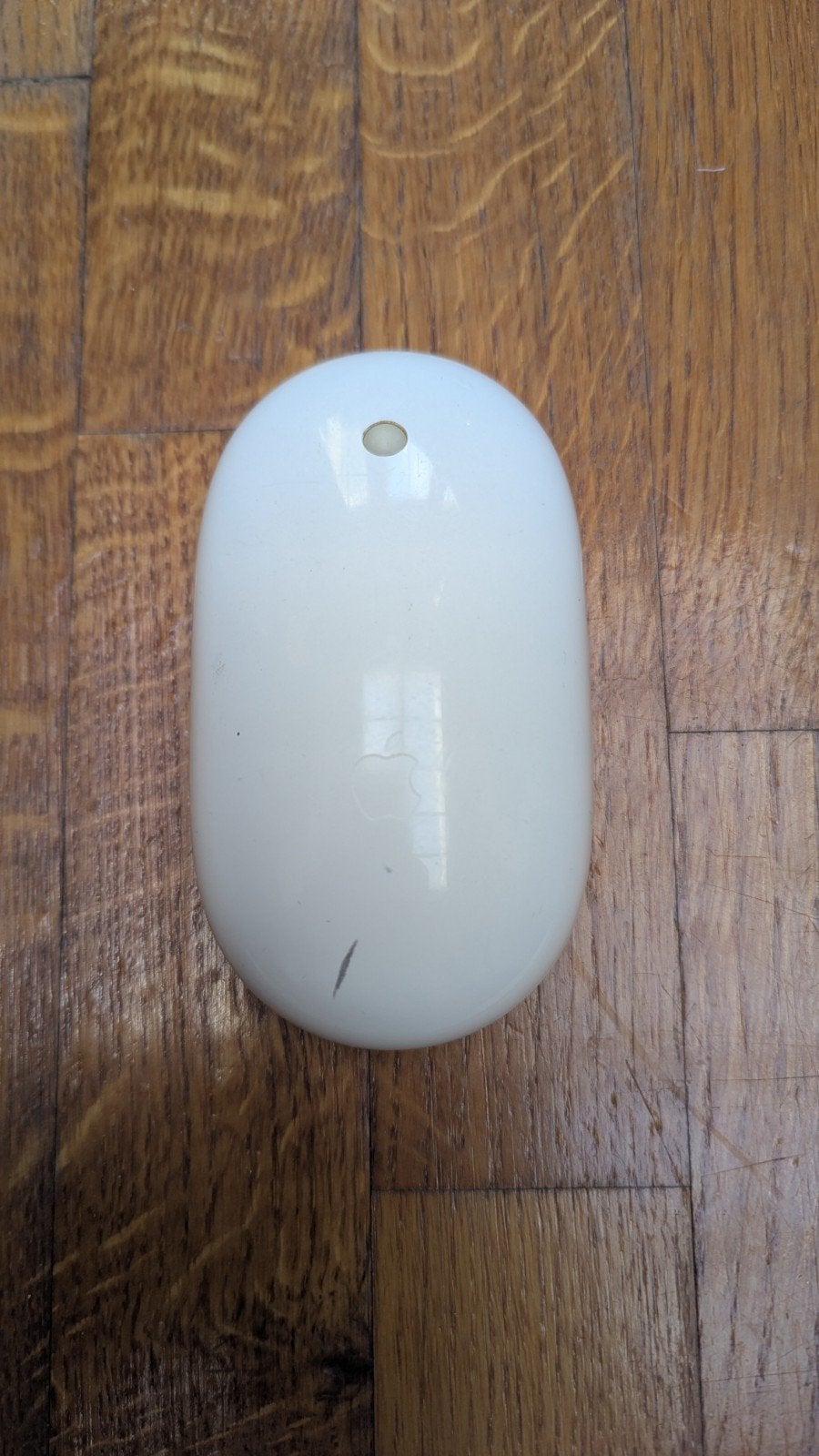 Apple draadloze Mighty Mouse 2006 (A1197), Ophalen, Muis, Gebruikt, Draadloos
