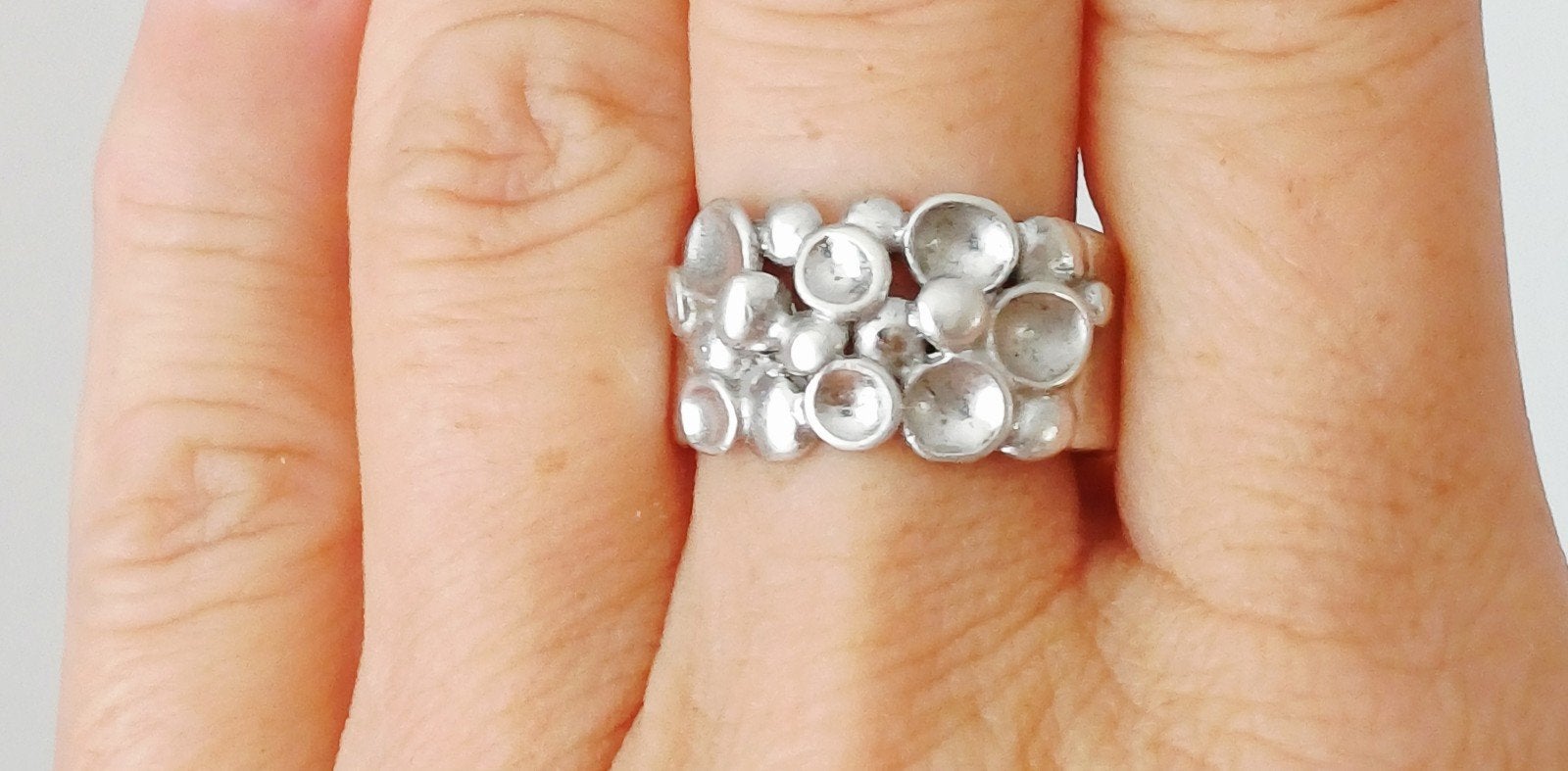 Bague en argent, Bijoux, Sacs & Beauté, Bagues, Enlèvement ou Envoi, Argent, Argent
