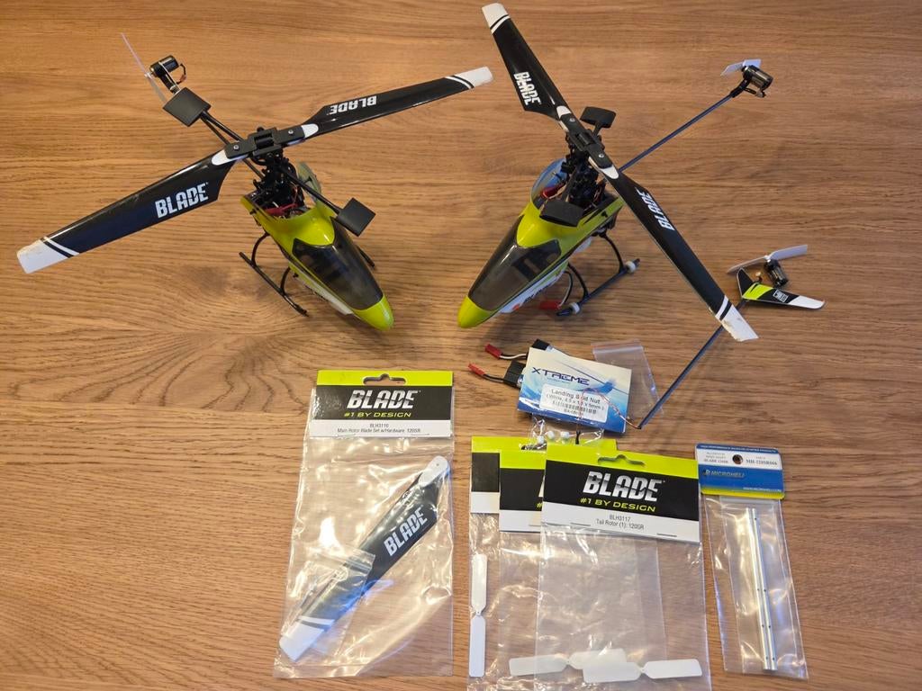 2x Blade 120 SR parfaitement fonctionnelles, Enlèvement ou Envoi, Comme neuf, Électro, Hélicoptère