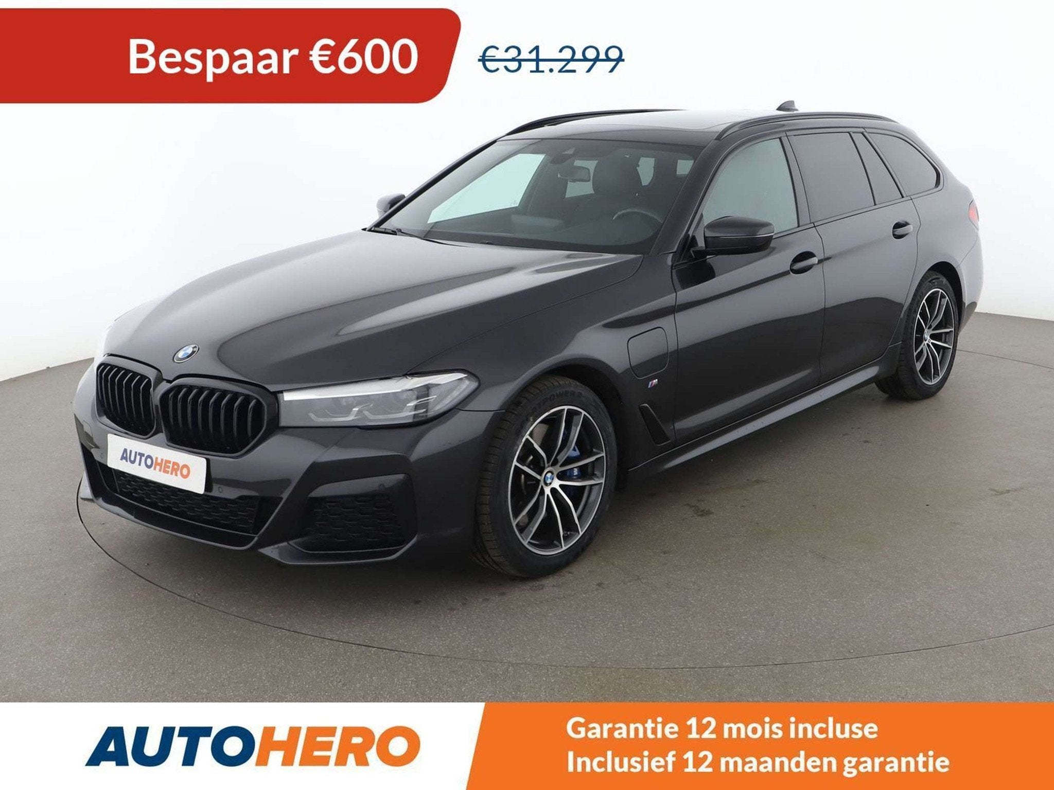 BMW 5 Serie 530 530e M Sport (bj 2021, automaat), Auto's, Automaat, Achterwielaandrijving, Leder, 5 deurs
