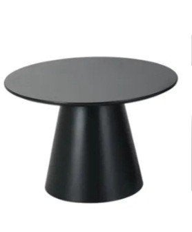 Salontafel nieuw zwart, Huis en Inrichting, Ophalen, 50 tot 100 cm, Rond, Nieuw