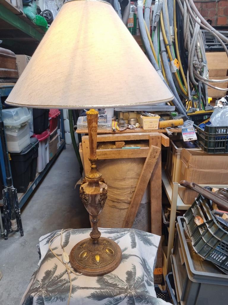 antieke en mooi tafellamp, Ophalen of Verzenden