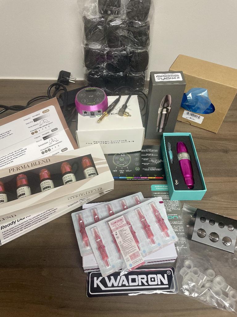 Set permanente make-up SPMU, Ophalen of Verzenden, Zo goed als nieuw