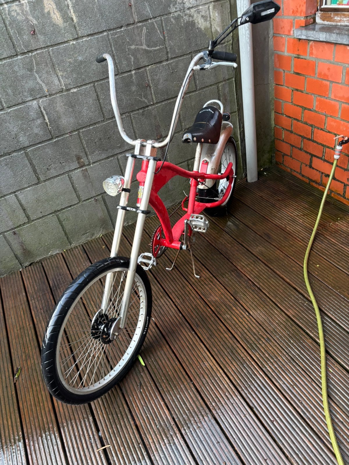 Chopper fiets in goede staat, Ophalen, Gebruikt, Staal, Heren
