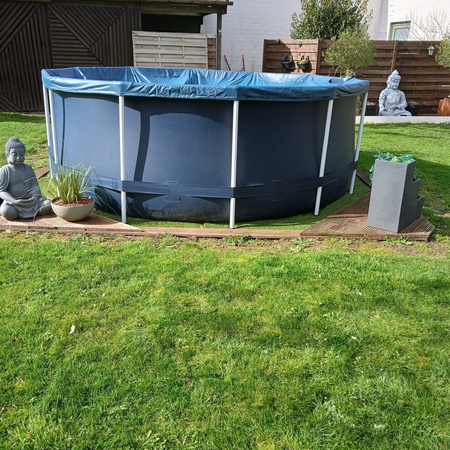 Intex zwembad, Tuin en Terras, Ophalen, Ladder