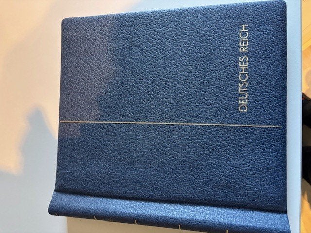 Leeg postzegelsalbum Deutches Reich Leuchtturm, Postzegels en Munten, Ophalen