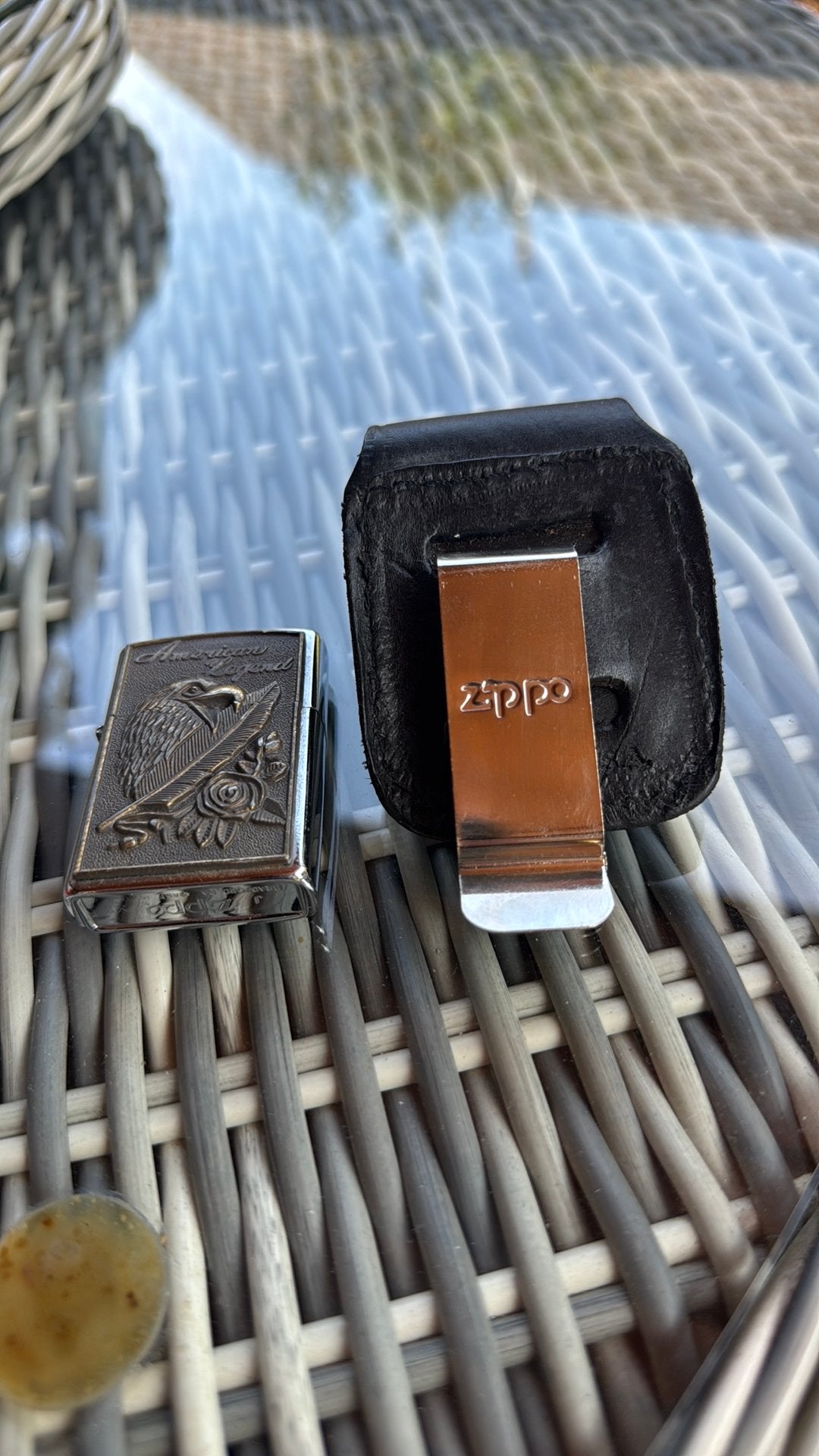 Vintage Zippo  aansteker, Ophalen of Verzenden, Zo goed als nieuw, Aansteker