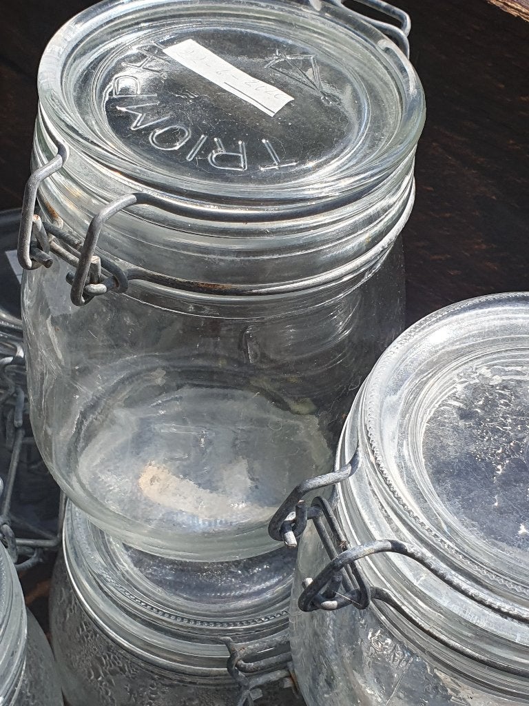 120 BOCAUX DE STERILISATION, Verre, Enlèvement, Utilisé, Classique