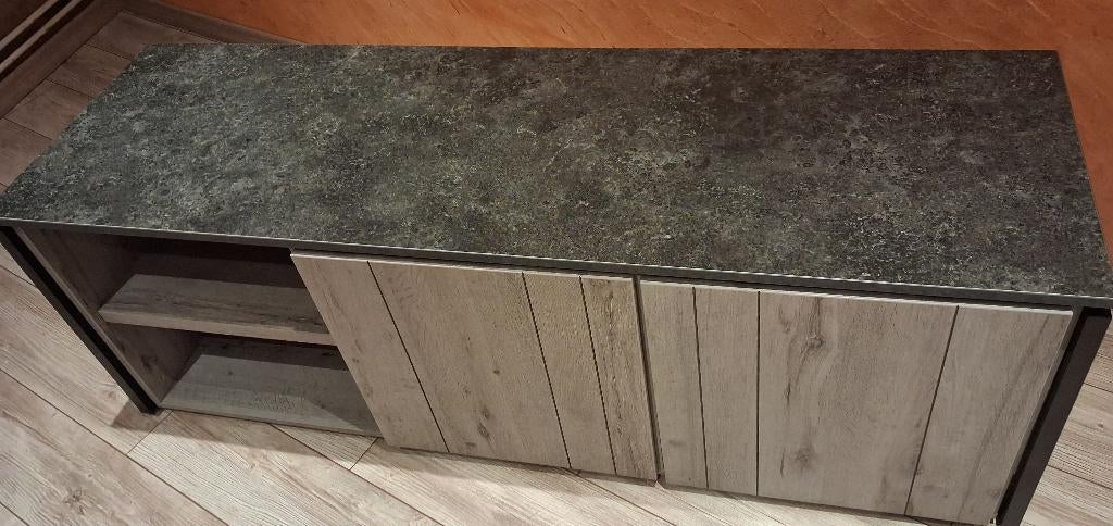 Meuble tv massif, Moins de 100 cm, 150 à 200 cm, Comme neuf, Enlèvement