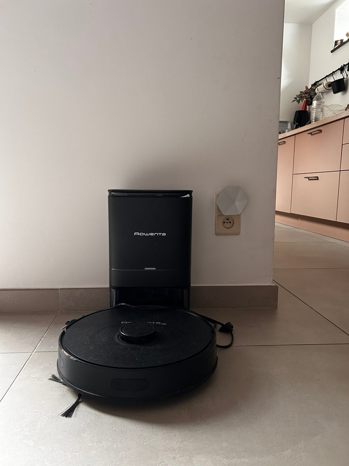 Rowenta robot stofzuiger/dweil, Electroménager, Aspirateurs, Comme neuf, Aspirateur robot, Rowenta, Vidage automatique, Contrôlable via application