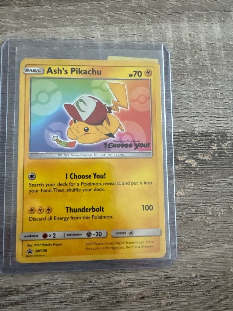 Pokemonkaart ash ‘s pikachu, Collections, Collections Autre, Enlèvement ou Envoi, Comme neuf