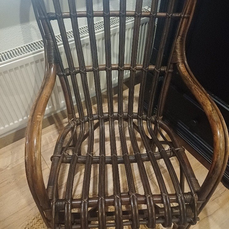 Vintage rotan/manou stoel, Enlèvement