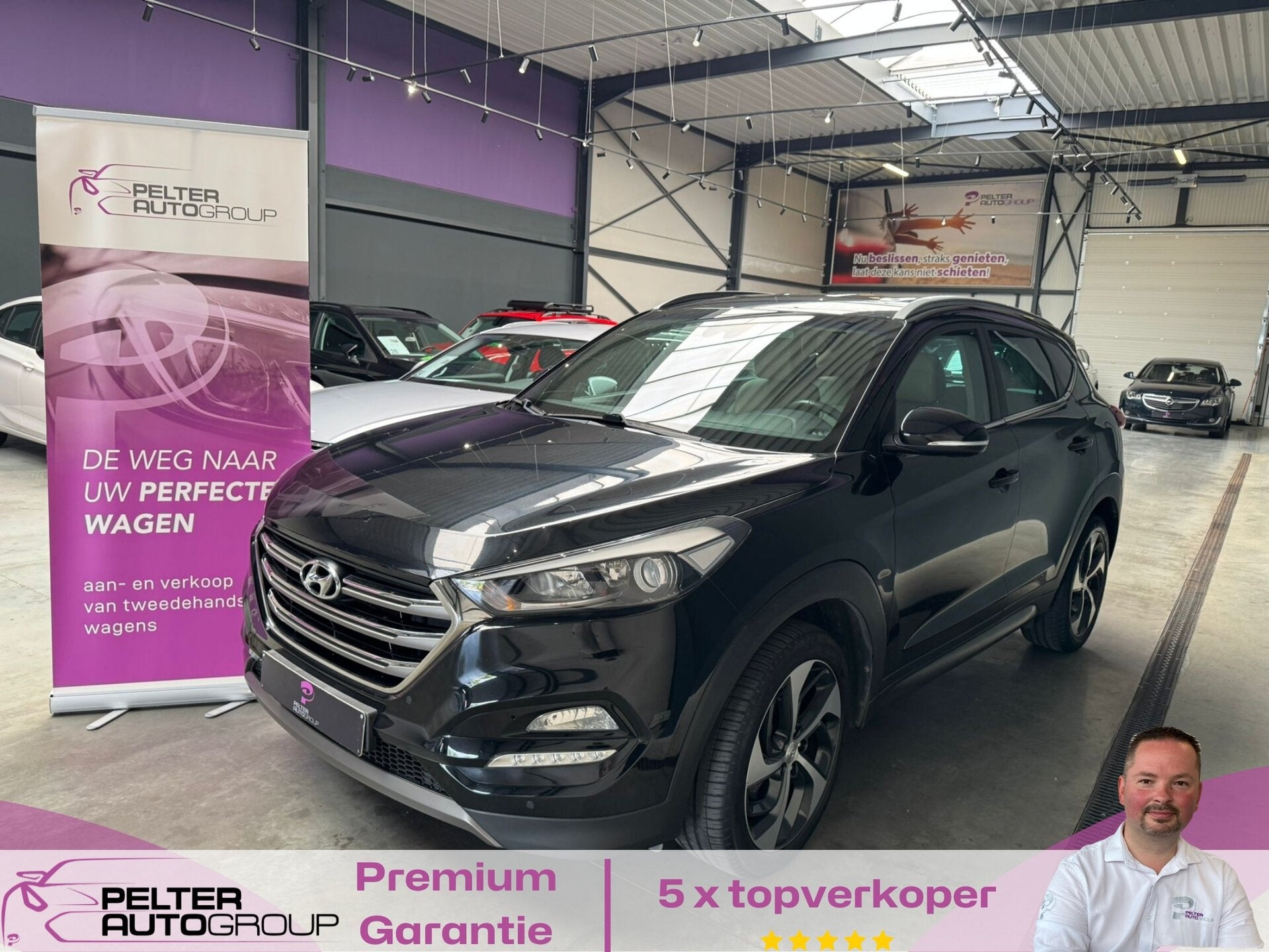 Hyundai Tucson 2.0 CRDi Executive Leder GPS Camera, Auto's, 1995 cc, https://public.car-pass.be/vhr/a9cc7162-8e30-4dd9-b9d2-0a03da928bd8