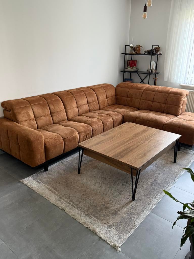 zetel, tafel + tv kast, Maison & Meubles, Armoires | Mobilier de télévision, Enlèvement