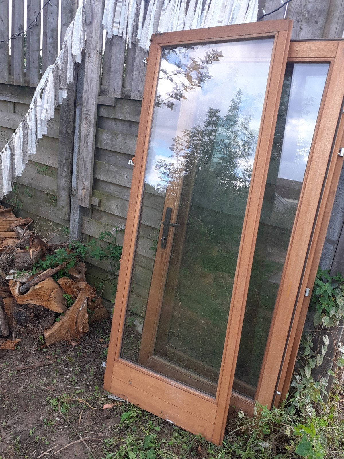 raam met dubbel glas 76x206cm, Ophalen