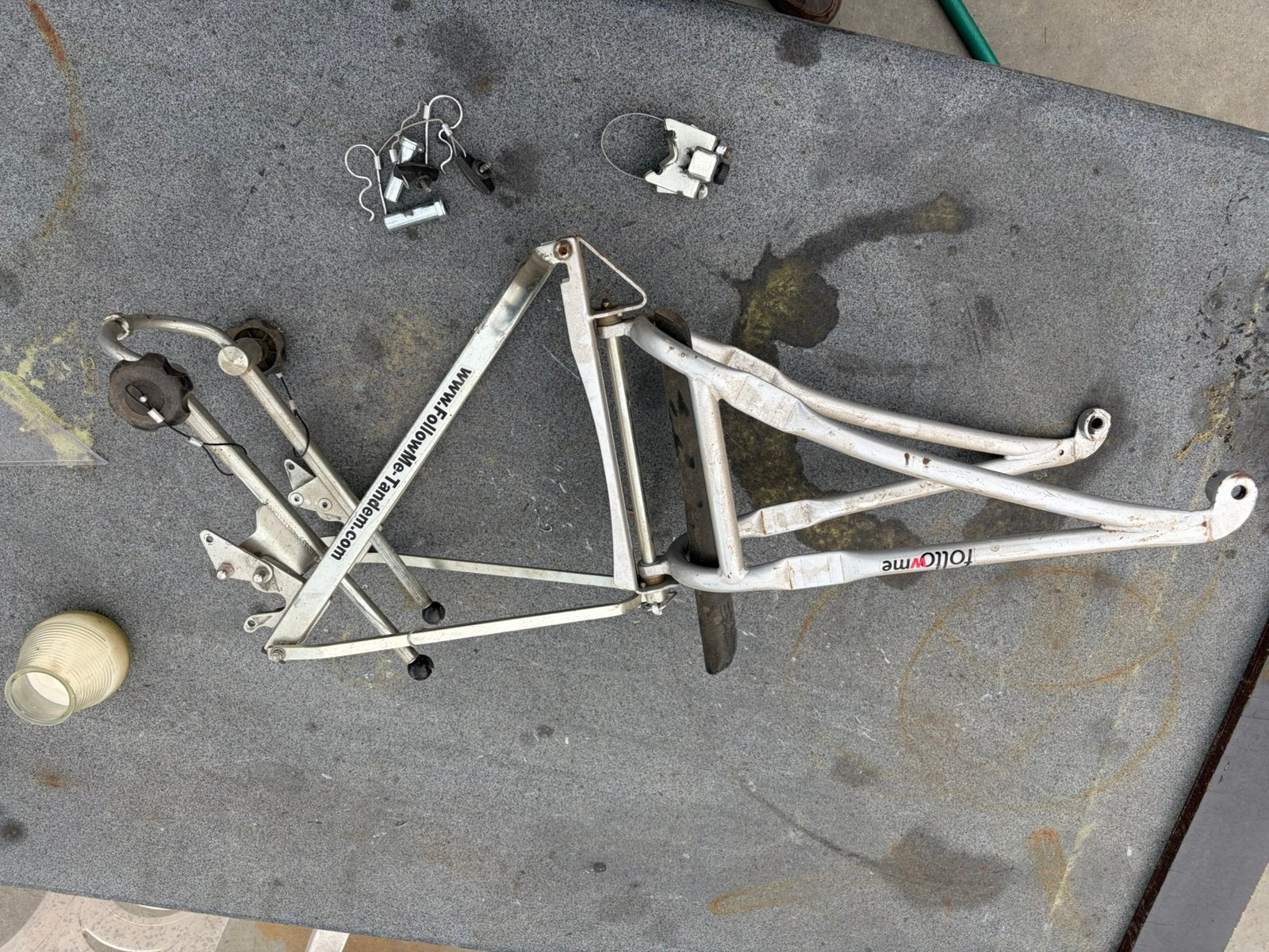 FollowMe tandem voor kinderfiets, Enlèvement, Utilisé, Vélo suiveur, Pliable