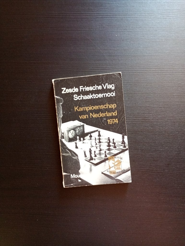 schaken Kampioenschap van Nederland 1974, Hobby en Vrije tijd, Ophalen of Verzenden, Minder dan 500 stukjes, Zo goed als nieuw