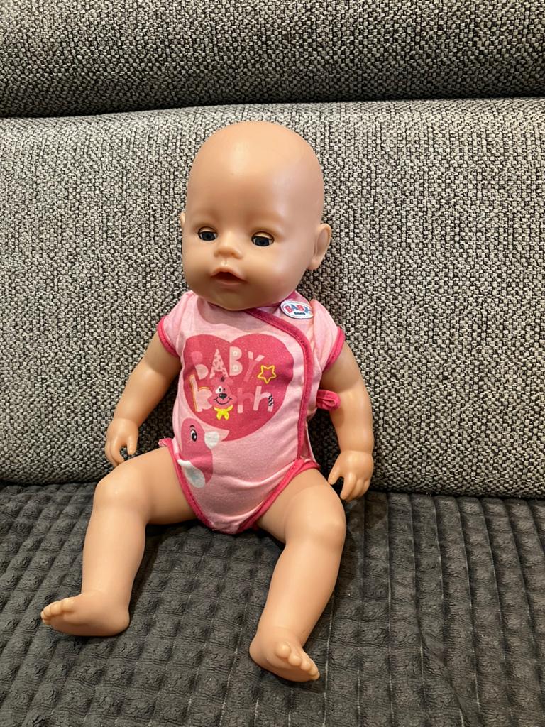 Pop 43 cm met rompertje baby born zapf creation, Ophalen of Verzenden, Gebruikt
