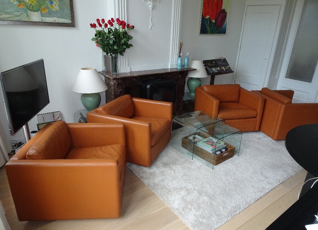 Veilinghuis Orange Chaises et fauteuils Knoll retro Pfister, Enlèvement