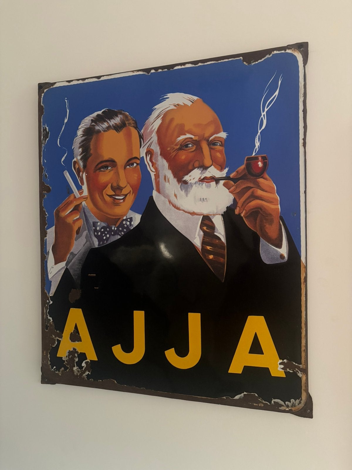 Ajja emaille, Verzamelen, Merken en Reclamevoorwerpen, Ophalen, Zo goed als nieuw