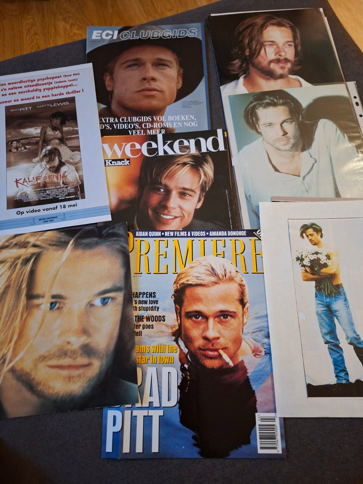 COLLECTIE BRAD PITT, Boeken, Tijdschriften en Kranten, Ophalen, Gelezen, Muziek, Film of Tv