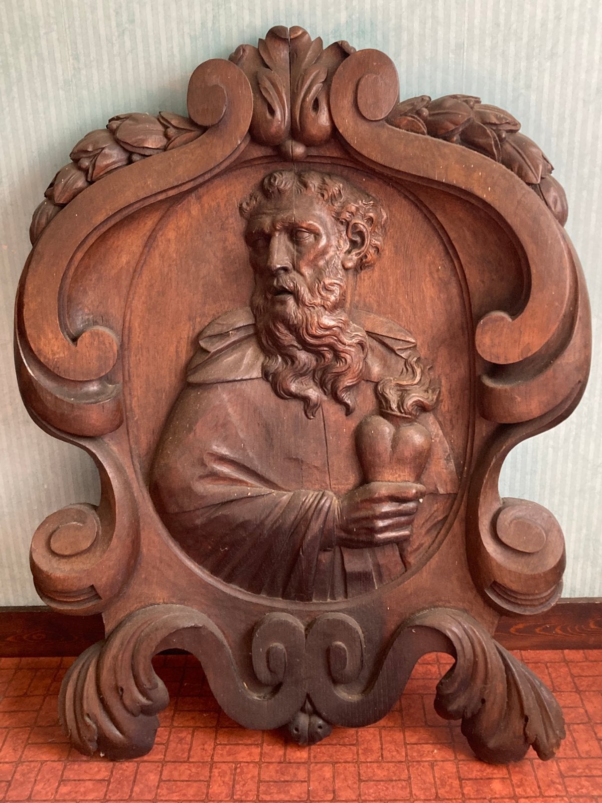 Panneau en bois Saint Augustine, Enlèvement