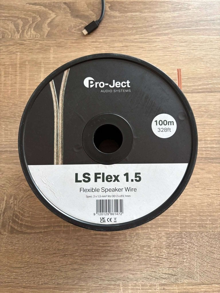 Pro-Ject Connect it LS Flex Luidsprekerkabel Bobijn 100M*, Audio, Tv en Foto, Audiokabels en Televisiekabels, Niet ingevuld, Nieuw