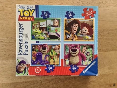 3 puzzels - Toy Story - Ravensburger - 12-16-20 stuks, Ophalen of Verzenden