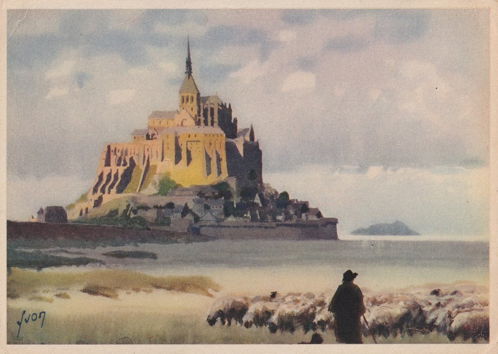 MONT  SAINT-MICHEL, Verzamelen, Postkaarten | Buitenland, Verzenden, Ongelopen, Frankrijk