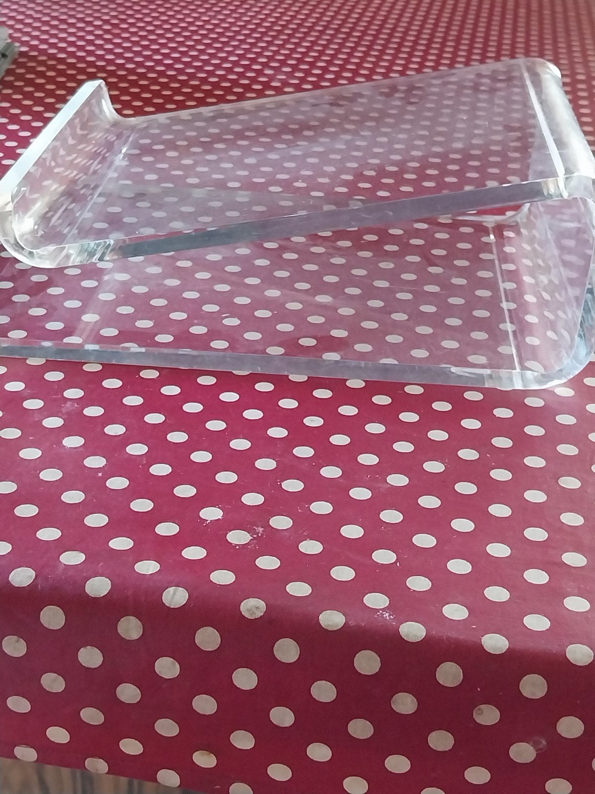 Laptop standaard verhoger plexi.Combi met klavier mogelijk, Ophalen of Verzenden