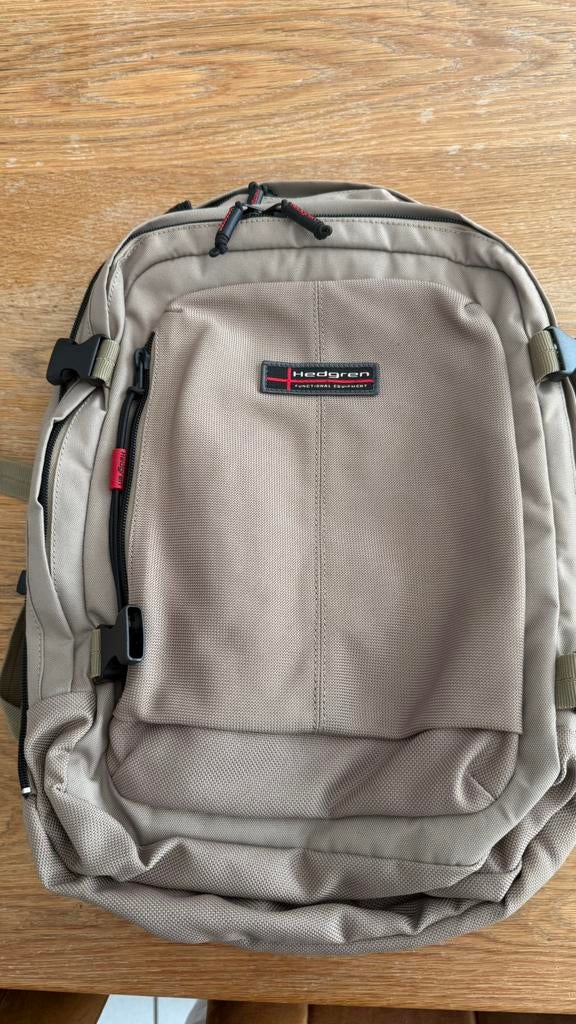 Hedgren rugzak beige, Handtassen en Accessoires, Tassen | Rugtassen, Ophalen of Verzenden, Zo goed als nieuw